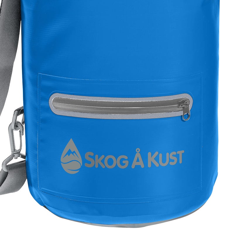 Skog Ã… Kust DrySak - Roll Top Waterproof Bag for Travel & Outdoors - 20L Navy Blue - Image 4